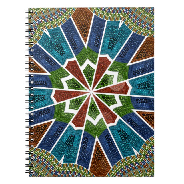 Beautiful Trendy Asian Textile Design Art Print Notebook (Front)