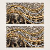Beautiful Trendy Leopard Faux Animal Print (Front & Back)