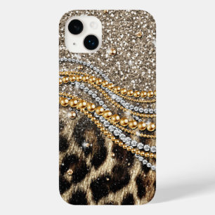 Beautiful Trendy Leopard Faux Animal Print Case-Mate iPhone 14 Plus Case
