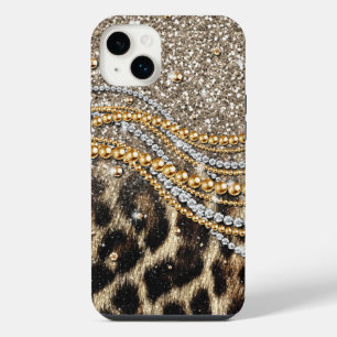 Beautiful Trendy Leopard Faux Animal Print iPhone 14 Plus Case
