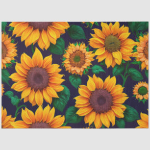 Beautiful Trendy Sunflower Collection Tissue Paper