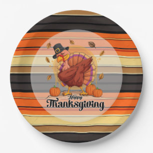 Beautiful Trendy Thanksgiving Autumn Collection Paper Plates