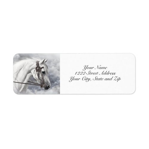 Beautiful Tribal Horse Return Address Label