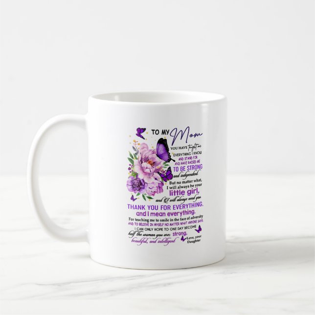 Beautiful Tribute to Strong and Independent Women Coffee Mug (Left)