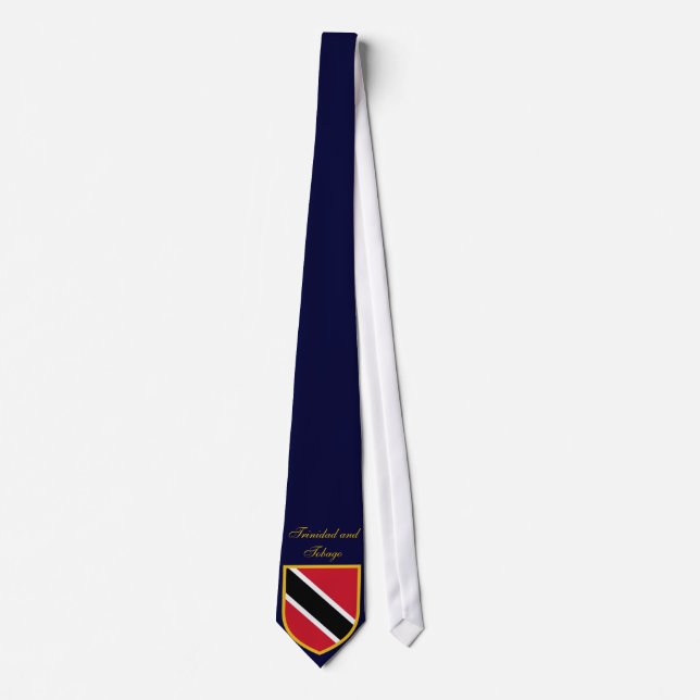 Beautiful Trinidad and Tobago Flag Neck Tie (Front)