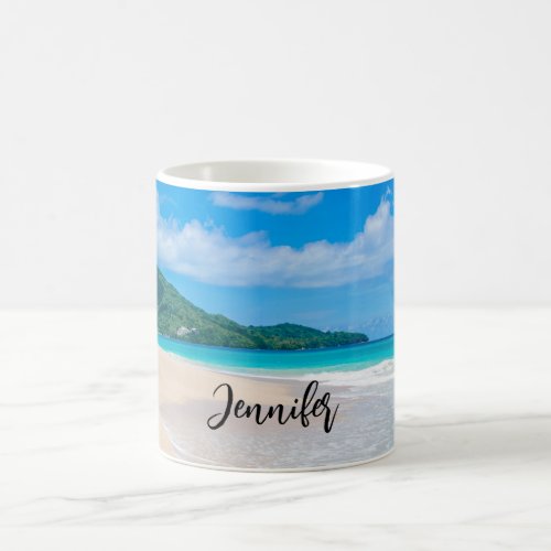 Beautiful Tropical Destination Scenic Beach Coffee Mug