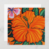 Beautiful tropical floral painting art  canvas pri (Front/Back)