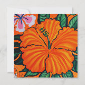Beautiful tropical floral painting art canvas pri (Front)