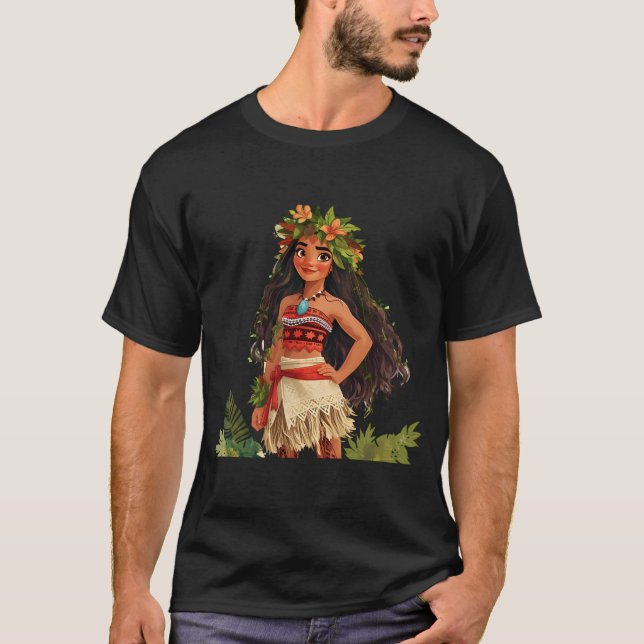beautiful tropical girl T-Shirt (Front)