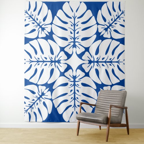 Beautiful Tropical Hawaiian quilt block tapestry