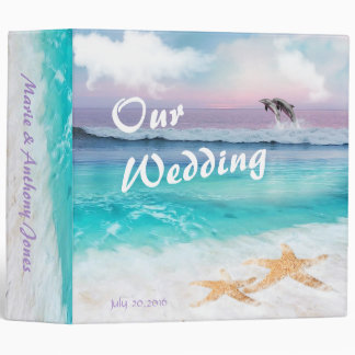 BEAUTIFUL TROPICAL OCEAN SUNRISE Photo ALBUM 3 Ring Binder