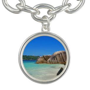 Beautiful Tropical Sea with a Rocky Beach Bracelet