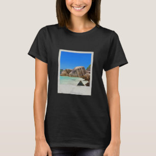 Beautiful Tropical Sea with Rock Covered Coast T-Shirt