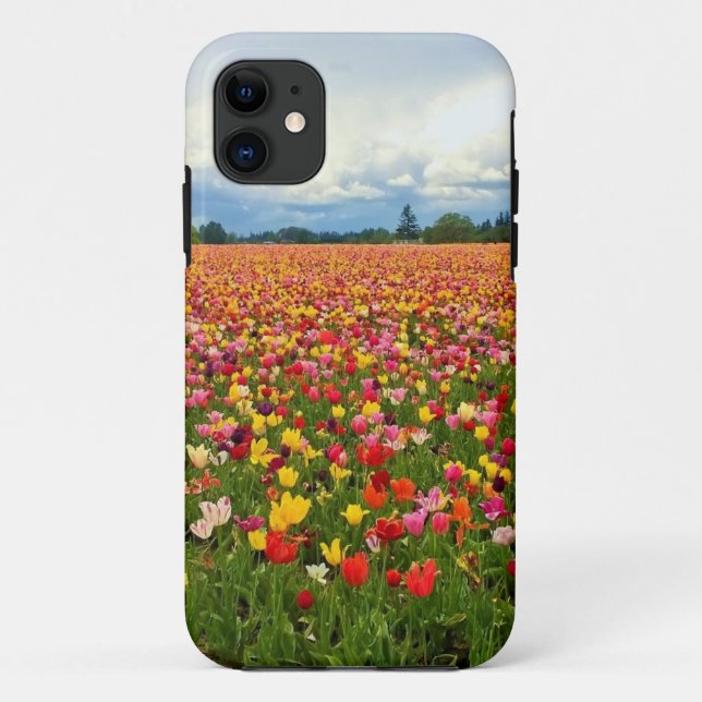 Beautiful Tulip Field, Oregon Case-Mate iPhone Case (Back)