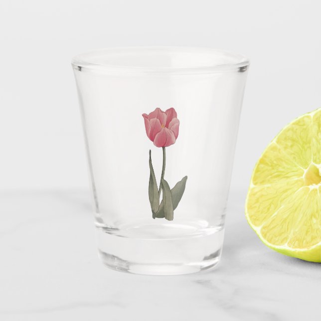 Beautiful Tulip, Shot Glass (Front)