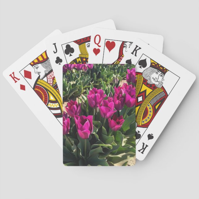 Beautiful Tulips Poker Cards (Back)