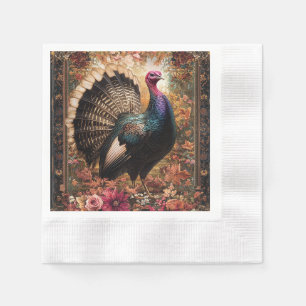 Beautiful Turkey Floral Design Napkins