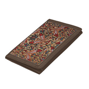Beautiful turkish design carpet tri-fold wallet