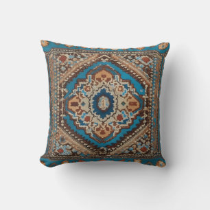 Beautiful Turkish Old Pattern Modern Collection Throw Pillow