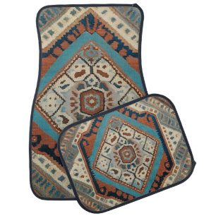 Beautiful Turkish Old Pattern Popular Collection Car Floor Mat