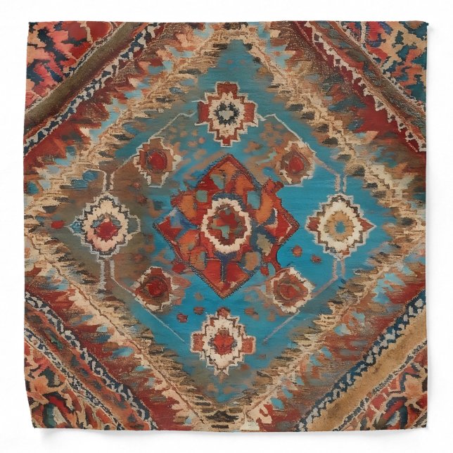 Beautiful Turkish Old Pattern Trendy Collection Bandana (Front)