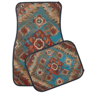 Beautiful Turkish Old Pattern Trendy Collection Car Floor Mat