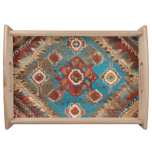 Beautiful Turkish Old Pattern Trendy Collection Serving Tray