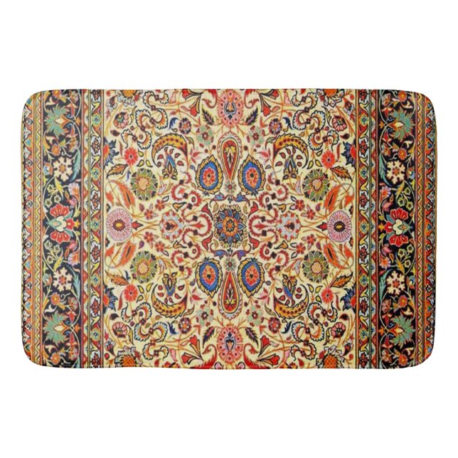 Beautiful Turkish traditional carpet     Bath Mat (Front)