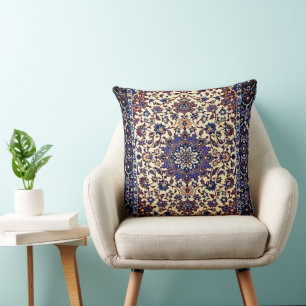 Beautiful Turkish traditional carpet Throw Pillow