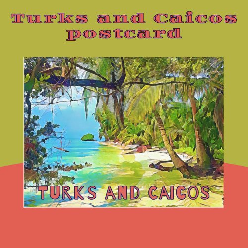Beautiful Turks and Caicos Tropical Paradise Art Postcard