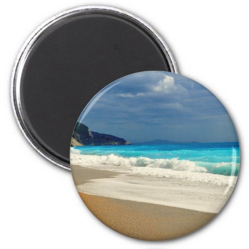 Beautiful Turquoise Blue Sea Tropical Photography Magnet