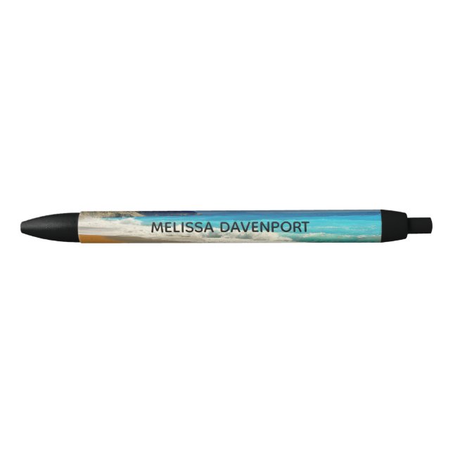  Beautiful Turquoise Blue Sea Tropical Photography Pen (Front)