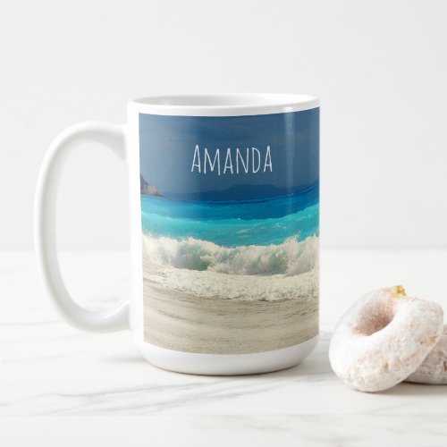 Beautiful Turquoise Sea Tropical Photography Coffee Mug