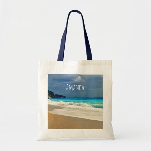 Beautiful Turquoise Sea Tropical Photography Tote Bag