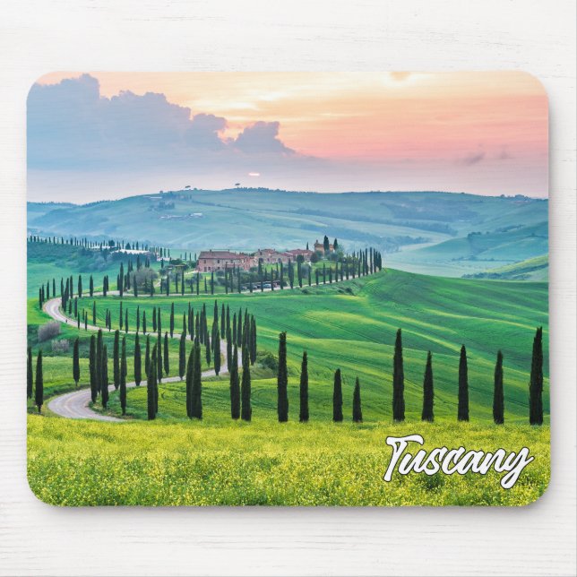 Beautiful Tuscany, Italy Mouse Pad (Front)