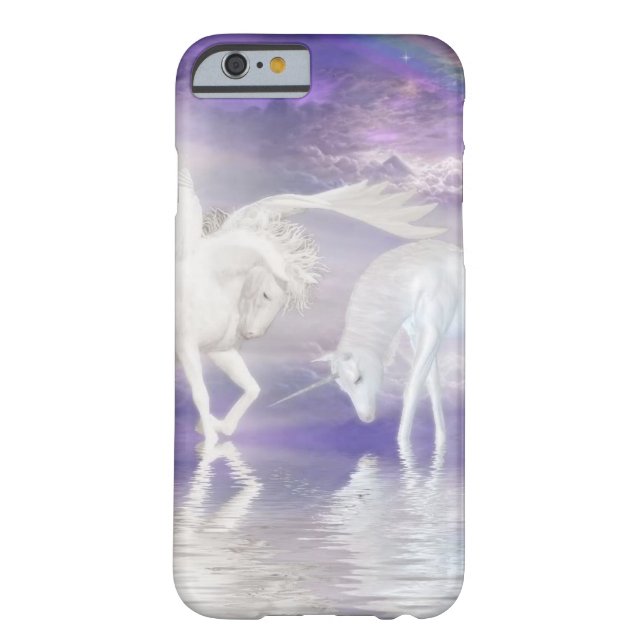 Beautiful Unicorn and Pegasus Fantasy Case-Mate iPhone Case (Back)