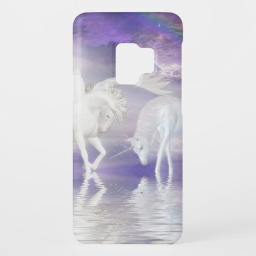 Beautiful Unicorn and Pegasus Fantasy Case_Mate Samsung Galaxy S9 Case