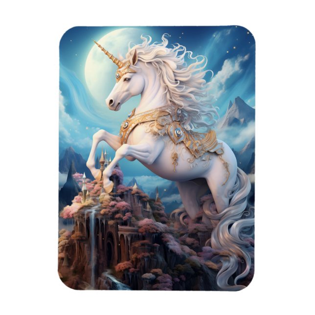 Beautiful Unicorn Magnet (Vertical)