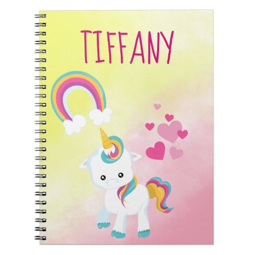 Beautiful Unicorn Notebook