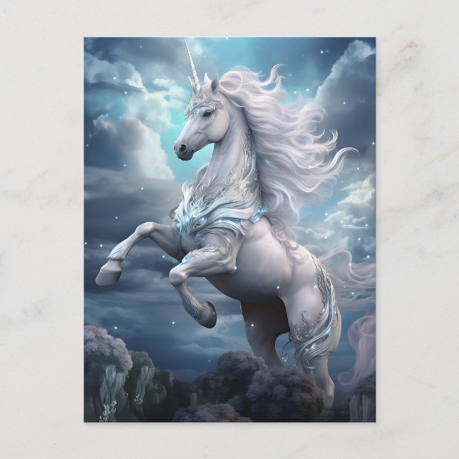 Beautiful Unicorn Postcard (Front)