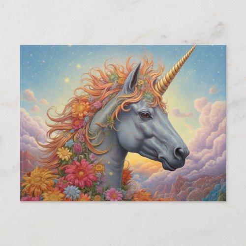 Beautiful Unicorn Postcard