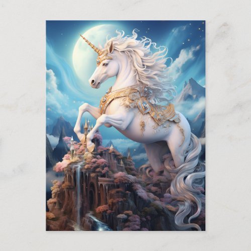 Beautiful Unicorn Postcard