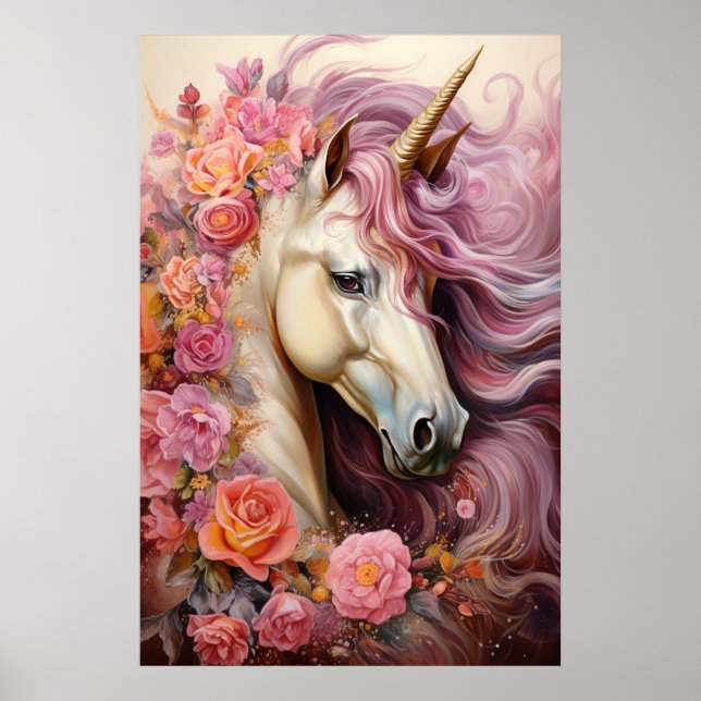 Beautiful Unicorn Poster (Front)