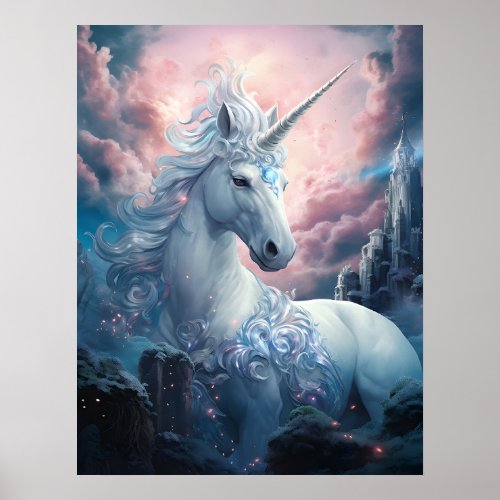 Beautiful Unicorn Poster