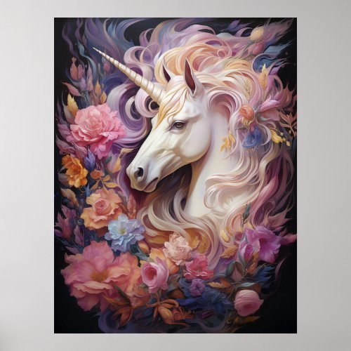 Beautiful Unicorn Poster