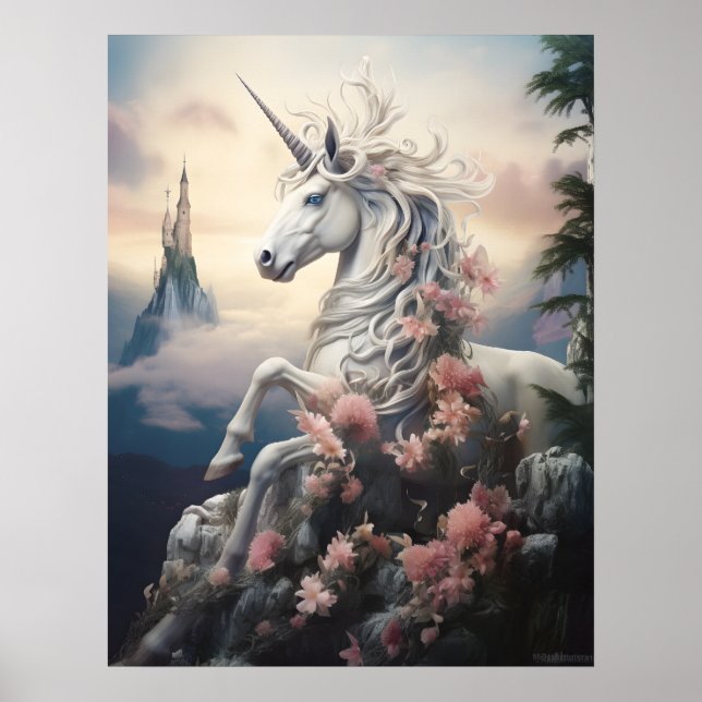 Beautiful Unicorn Poster (Front)