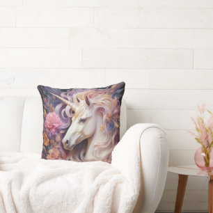 Beautiful Unicorn Throw Pillow