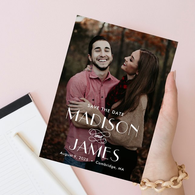 Beautiful Union Editable Color Save The Date Card (Creator Uploaded)