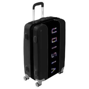 Beautiful unique custom vision luggage