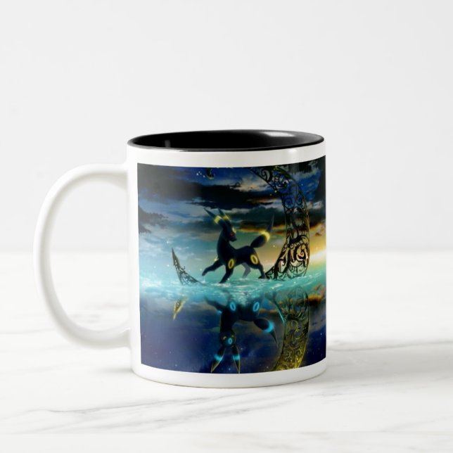 Beautiful universal Umbreon Two-Tone Coffee Mug (Left)